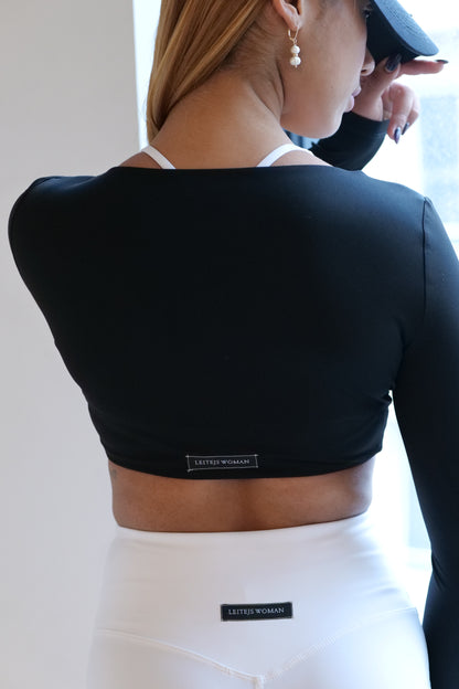 Perfect Long Sleeve Top Black